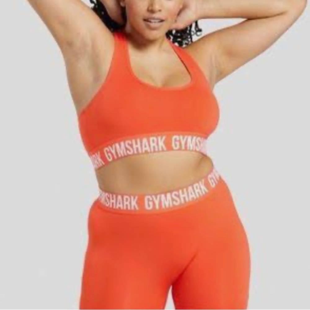 Gymshark Fit Seamless Sports Bra - Orange